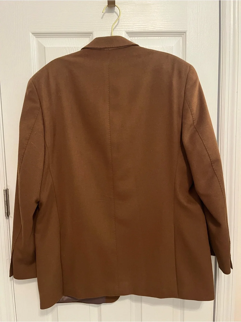 Michael Michael Kors Brown Wool Silk Cashmere Blazer Sport Coat Men’s 42R
